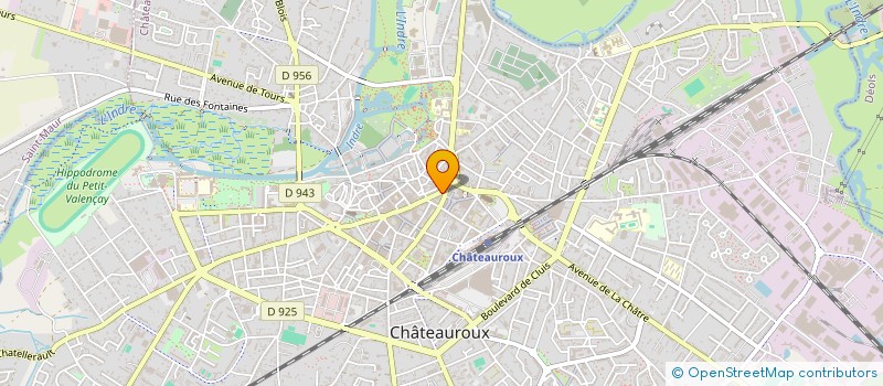 localisation de l'entreprise MADAME CAROLINE BURON à CHATEAUROUX