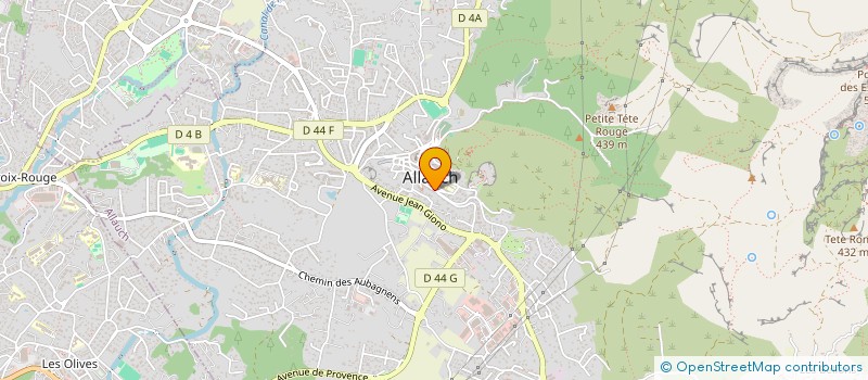 localisation de l'entreprise MADAME CAROLINE BUSSERON  ALLAUCH