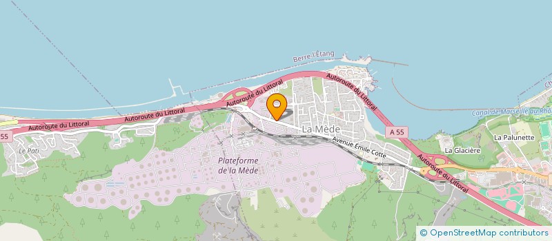 localisation de l'entreprise MADAME CAROLINE CABRERA  CHATEAUNEUF-LES-MARTIGUES