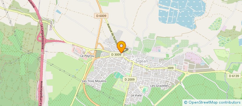 localisation de l'entreprise MADAME CAROLINE CACCIA  SIGEAN