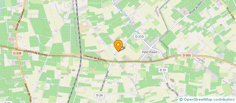 localisation de l'entreprise MADAME CAROLINE CADOT  L'ISLE-SUR-LA-SORGUE