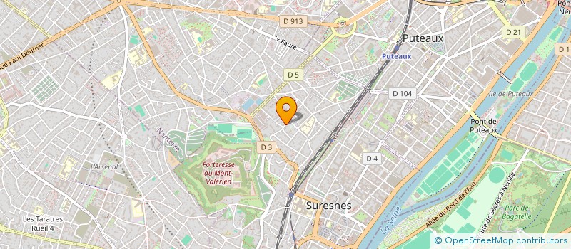 localisation de l'entreprise MADAME CAROLINE CALERO à SURESNES