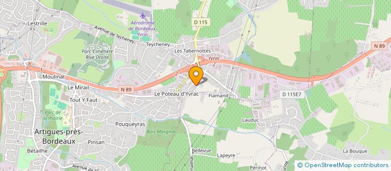 localisation de l'entreprise MADAME CAROLINE CAMINADE  YVRAC