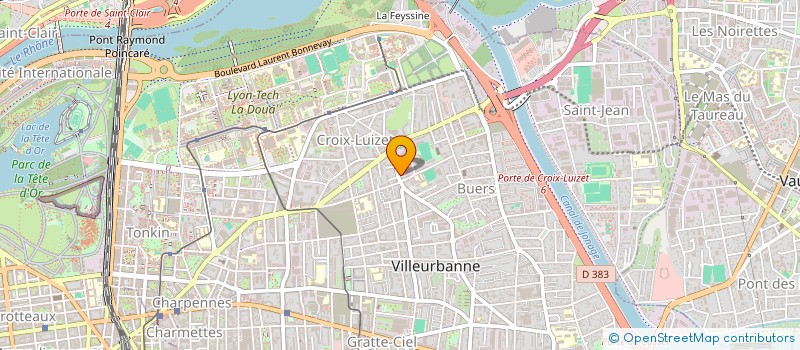 localisation de l'entreprise MADAME CAROLINE CAMPO  VILLEURBANNE