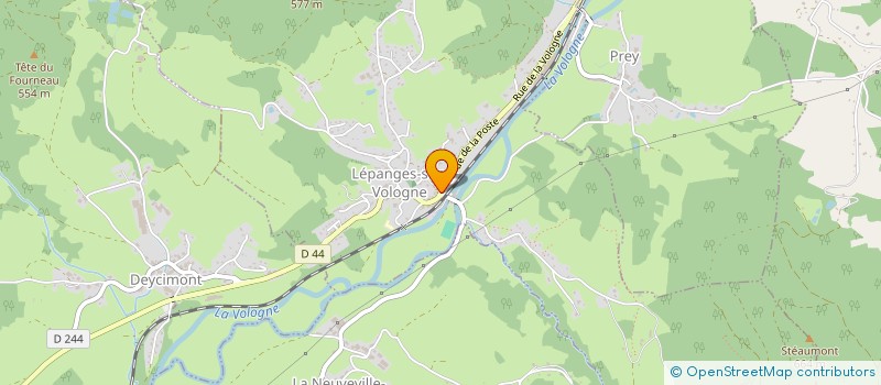 localisation de l'entreprise MADAME CAROLINE CANCIAN  LEPANGES-SUR-VOLOGNE