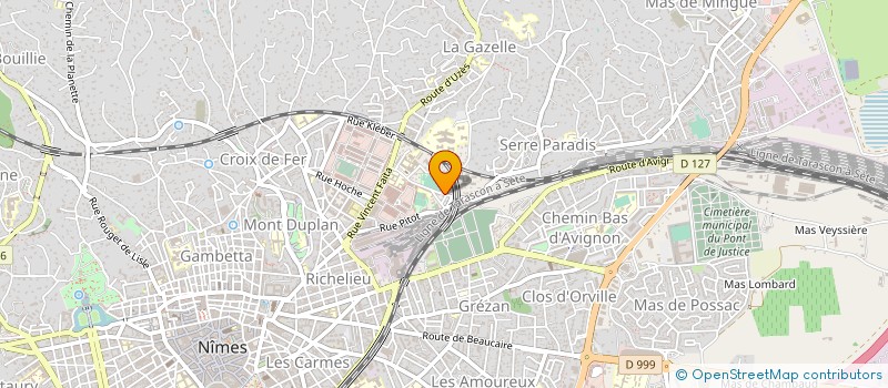 localisation de l'entreprise MADAME CAROLINE CARDON  NIMES