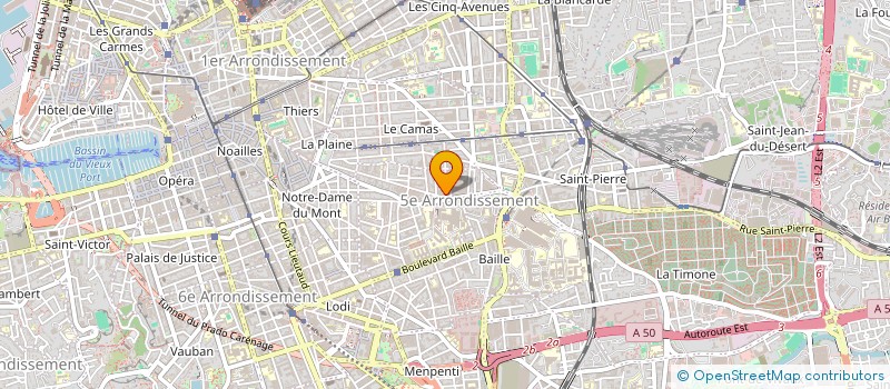localisation de l'entreprise MADAME CAROLINE CARLON à MARSEILLE