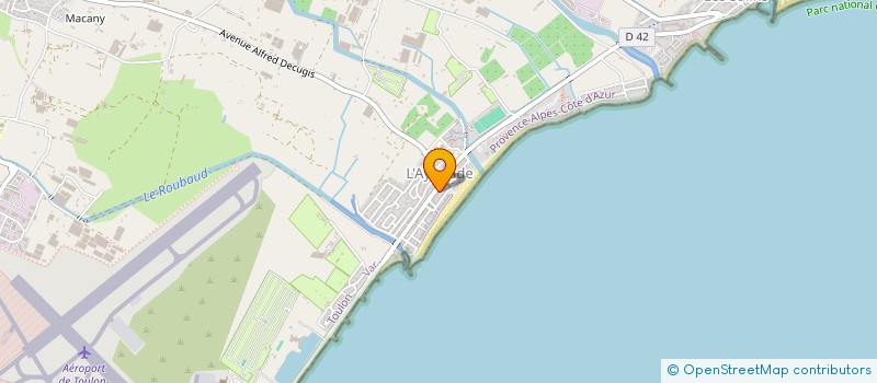 localisation de l'entreprise MADAME CAROLINE CARO à HYERES