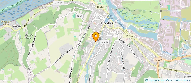 localisation de l'entreprise MADAME CAROLINE CARON  HONFLEUR