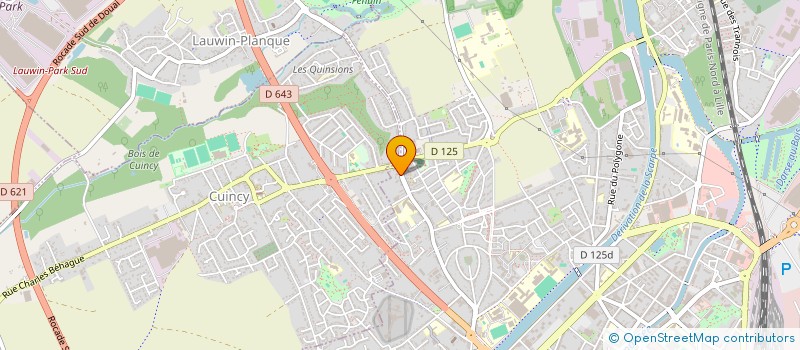 localisation de l'entreprise MADAME CAROLINE CARPENTIER à DOUAI