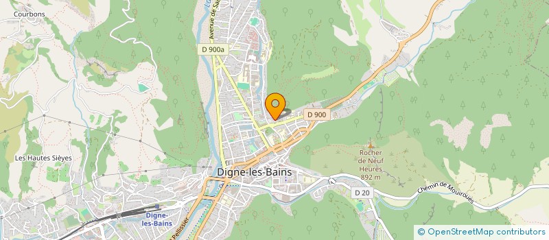 localisation de l'entreprise MADAME CAROLINE CARRERE  DIGNE-LES-BAINS