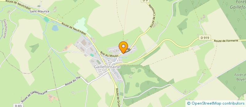 localisation de l'entreprise MADAME CAROLINE CARREY  GAILLEFONTAINE