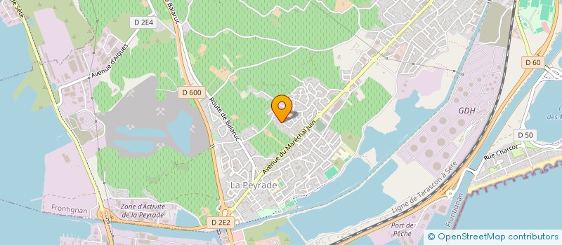 localisation de l'entreprise MADAME CAROLINE CARRIERE à FRONTIGNAN