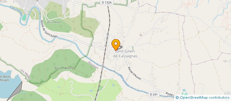 localisation de l'entreprise MADAME CAROLINE CARRIO  SAINT-JULIEN-LES-ROSIERS