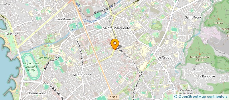 localisation de l'entreprise MADAME CAROLINE CASCINELLI à MARSEILLE