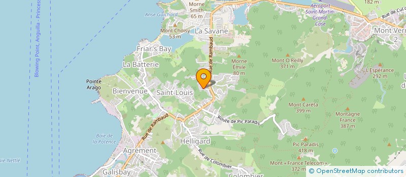 localisation de l'entreprise MADAME CAROLINE CASTAING  SAINT MARTIN