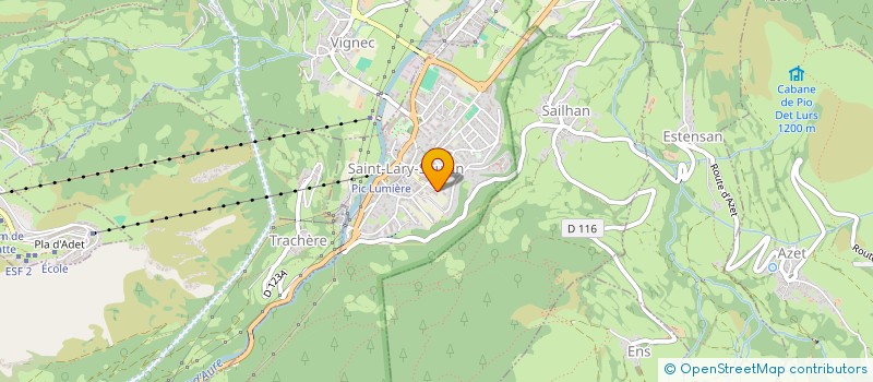 localisation de l'entreprise MADAME CAROLINE CASTEL  SAINT-LARY-SOULAN