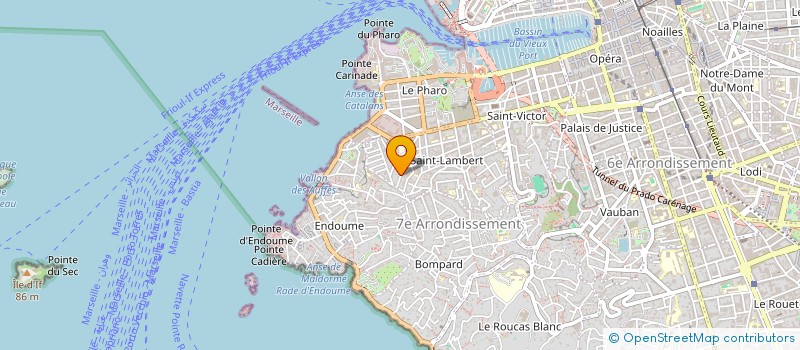localisation de l'entreprise MADAME CAROLINE CASTELLI à MARSEILLE