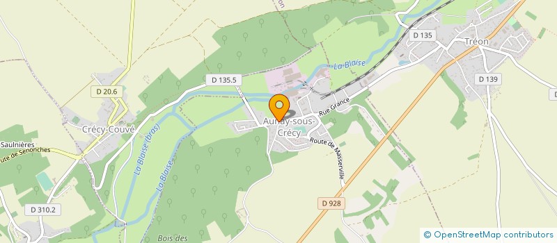 localisation de l'entreprise MADAME CAROLINE CATTANEO à AUNAY-SOUS-CRECY