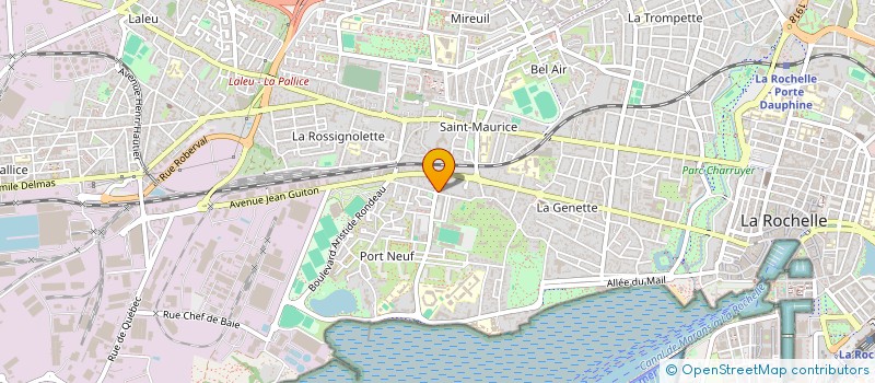 localisation de l'entreprise MADAME CAROLINE CAUMON  LA ROCHELLE