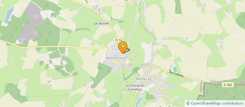 localisation de l'entreprise MADAME CAROLINE CAVALIER à MONTMIRAIL