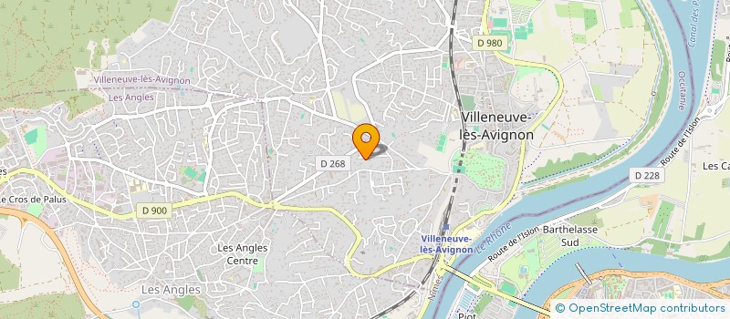 localisation de l'entreprise MADAME CAROLINE CAYOL  VILLENEUVE-LES-AVIGNON