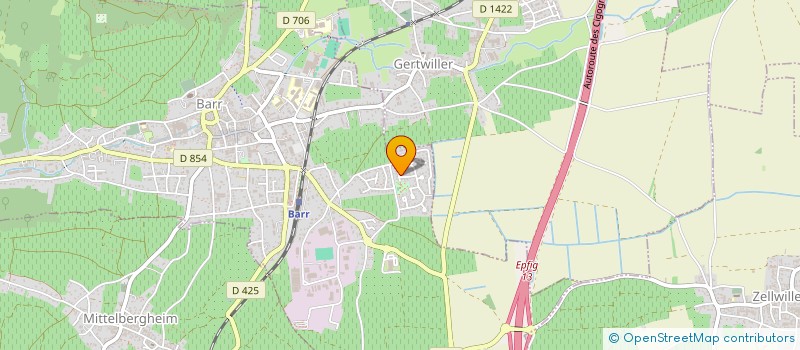 localisation de l'entreprise MADAME CAROLINE CAZAUX  BARR