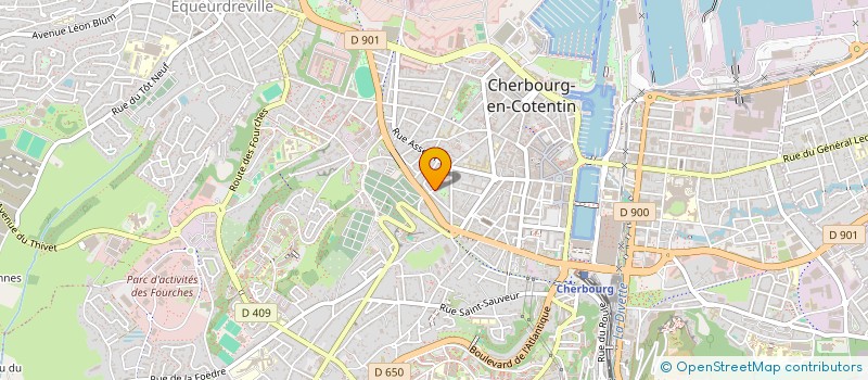 localisation de l'entreprise MADAME CAROLINE CELETTE  CHERBOURG-EN-COTENTIN