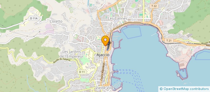 localisation de l'entreprise MADAME CAROLINE CELLI à AJACCIO