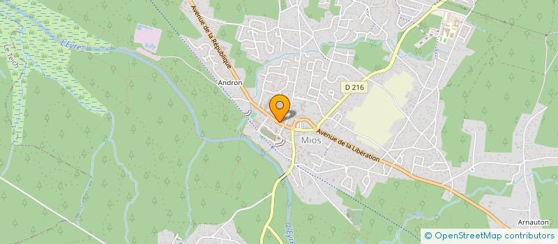 localisation de l'entreprise MADAME CAROLINE CESARINI  MIOS