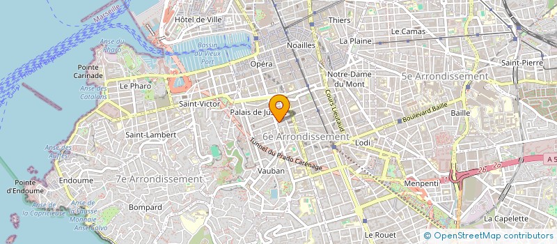 localisation de l'entreprise MADAME CAROLINE CHABERT  MARSEILLE