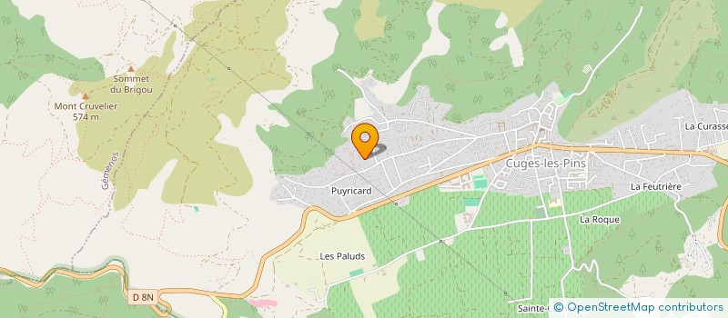 localisation de l'entreprise MADAME CAROLINE CHAFFAROD  CUGES-LES-PINS