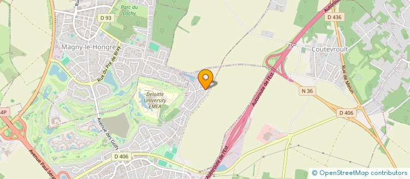 localisation de l'entreprise MADAME CAROLINE CHAMBLAIN  BAILLY-ROMAINVILLIERS