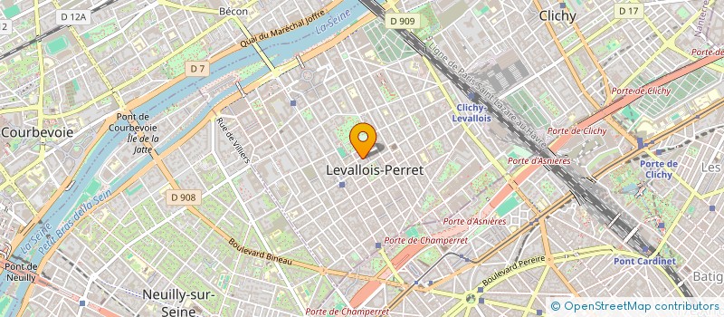 localisation de l'entreprise MADAME CAROLINE CHAMPION à LEVALLOIS-PERRET