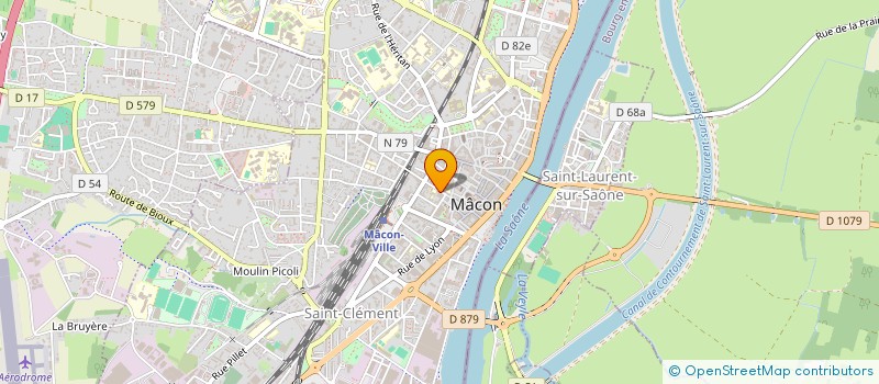 localisation de l'entreprise MADAME CAROLINE CHANET  MACON