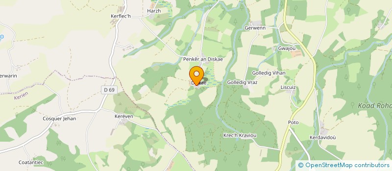 localisation de l'entreprise MADAME CAROLINE CHANTREL  BOURBRIAC