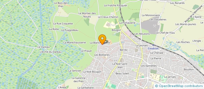 localisation de l'entreprise MADAME CAROLINE CHANVILLARD à COUERON