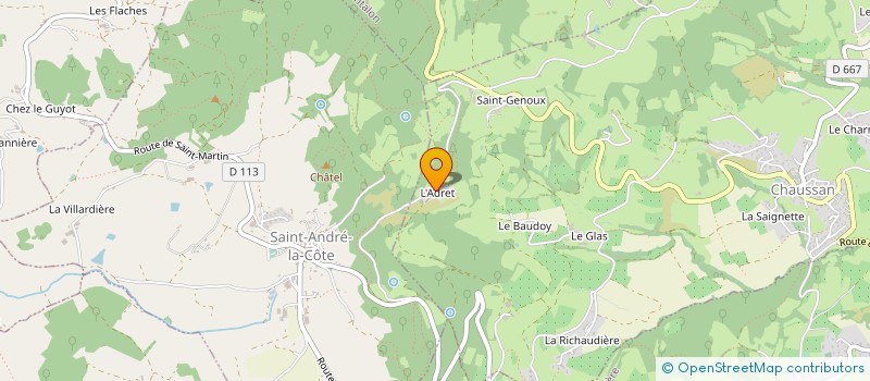 localisation de l'entreprise MADAME CAROLINE CHAPELLE à CHAUSSAN