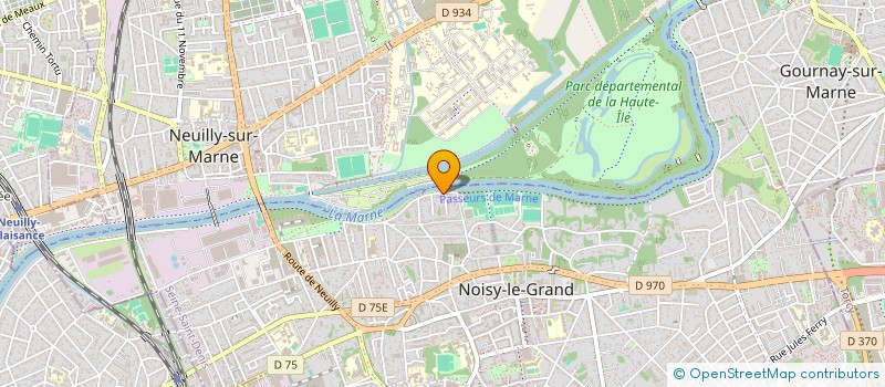 localisation de l'entreprise MADAME CAROLINE CHAPRON  NOISY-LE-GRAND