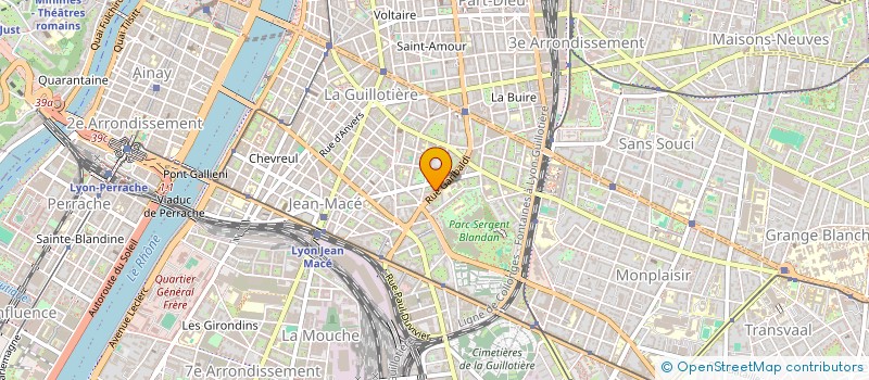 localisation de l'entreprise MADAME CAROLINE CHARBONNEAU  LYON