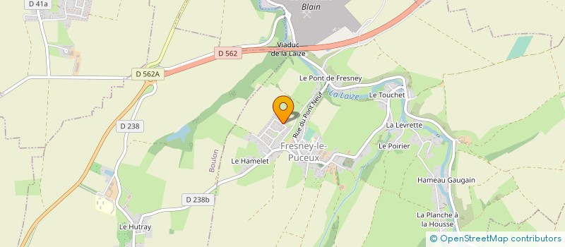 localisation de l'entreprise MADAME CAROLINE CHARDEY à FRESNEY-LE-PUCEUX