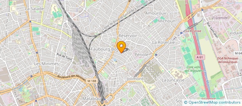 localisation de l'entreprise MADAME CAROLINE CHARLIER à TOULOUSE