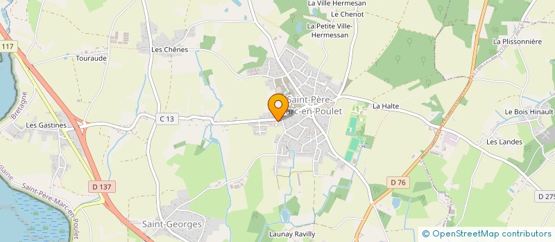 localisation de l'entreprise MADAME CAROLINE CHARPY  SAINT-PERE-MARC-EN-POULET