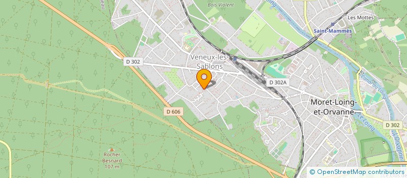 localisation de l'entreprise MADAME CAROLINE CHARREL  MORET-LOING-ET-ORVANNE