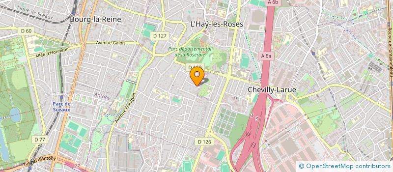 localisation de l'entreprise MADAME CAROLINE CHARRETEUR  L'HAY-LES-ROSES