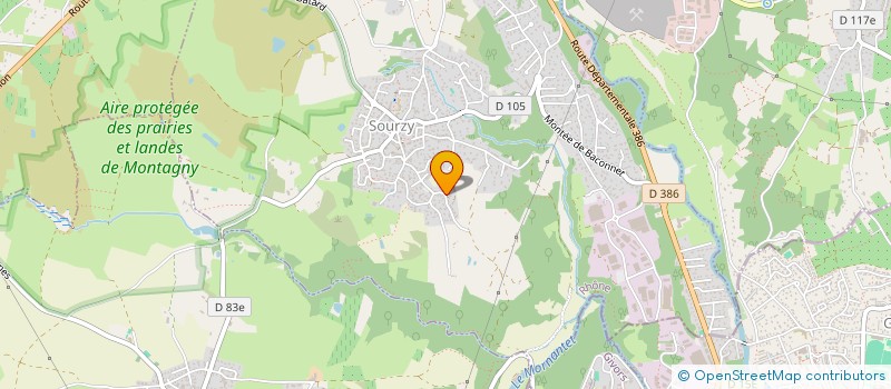 localisation de l'entreprise MADAME CAROLINE CHARROIN  MONTAGNY