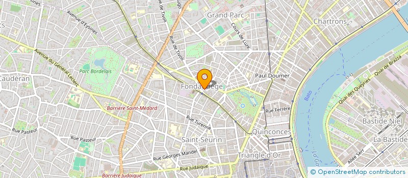 localisation de l'entreprise MADAME CAROLINE CHARRON  LE BOUSCAT