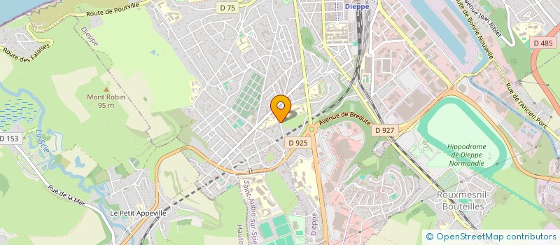 localisation de l'entreprise MADAME CAROLINE CHARTIER  DIEPPE