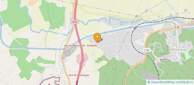 localisation de l'entreprise MADAME CAROLINE CHARTON  MEYRARGUES