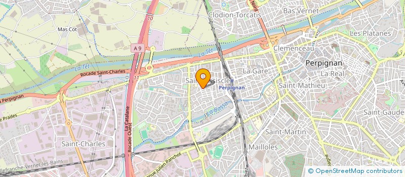 localisation de l'entreprise MADAME CAROLINE CHAUSSIN  PERPIGNAN